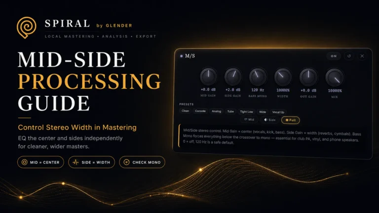 Control Stereo Width in Mastering